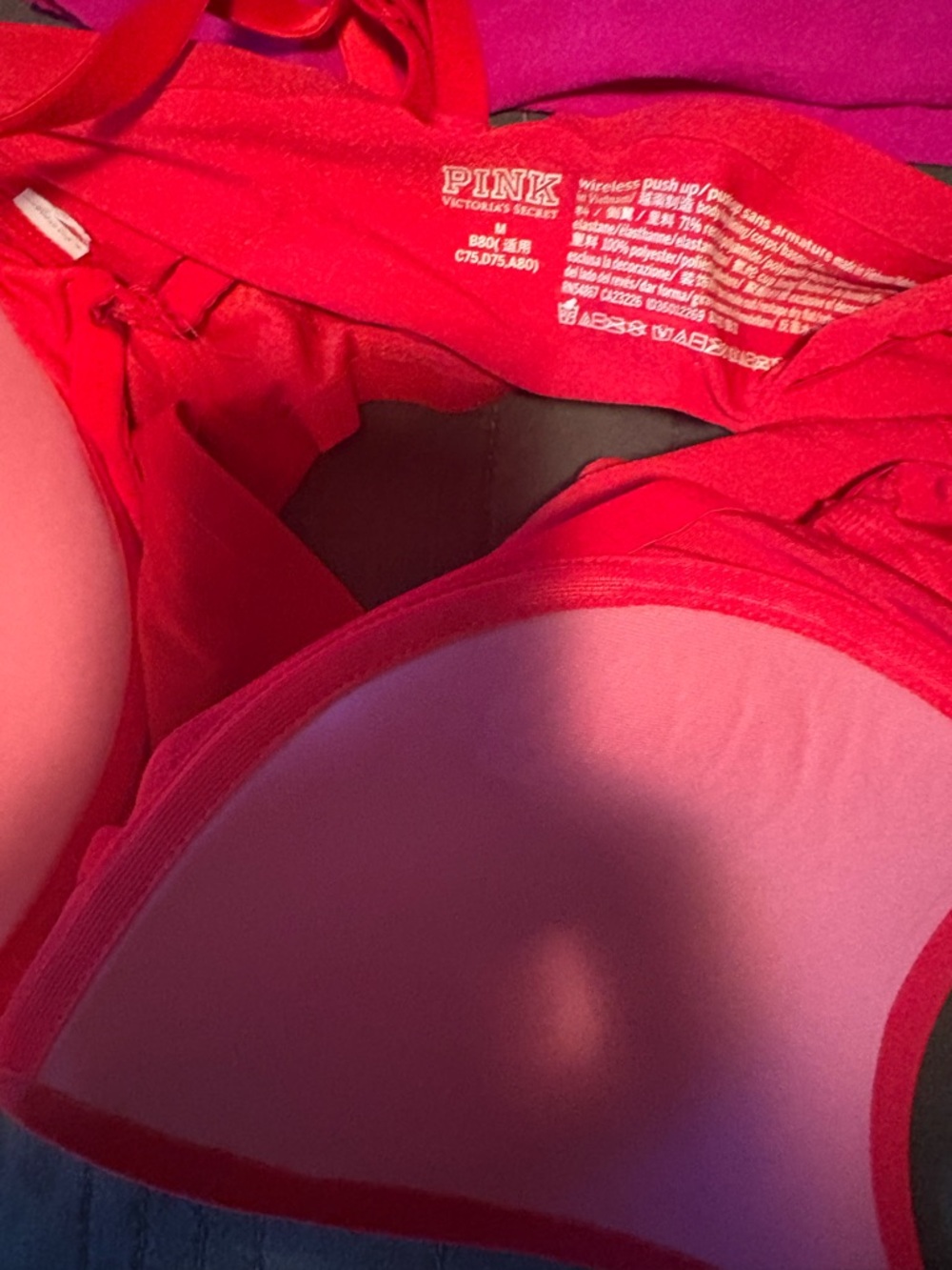 Victoria Secret Pink Wireless Push up T-Shirt Bra Pack - Assorted colors - Picture 3 of 3